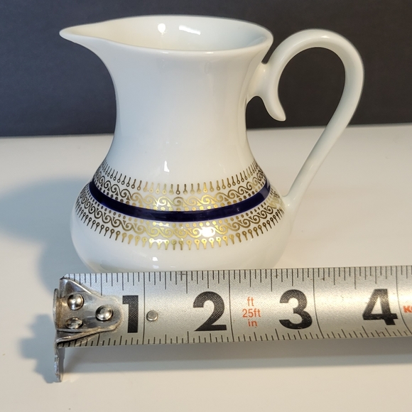 Creamer Blue And Gold Vohenstrauss Johann Seltmann  #4  Bavaria Coffee Tea - Picture 9 of 9
